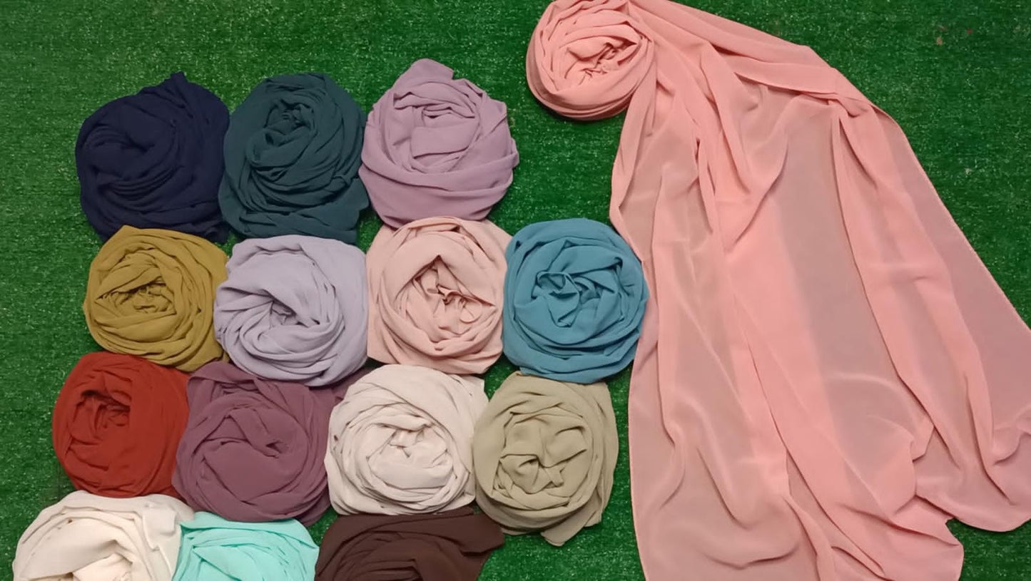 Georegette_chiffon_hijab china fabric