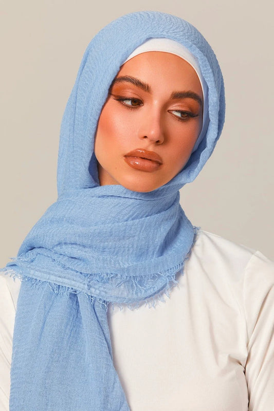 Crimps Viscose -Baby Blue