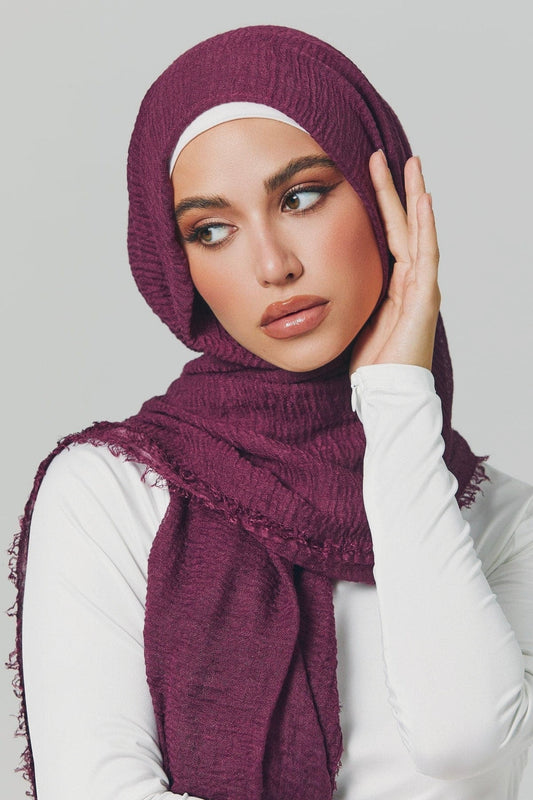 Crimps Viscose - Plum