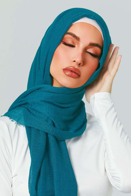 Crimps Viscose -Teal Green